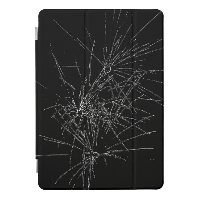 Scratched Broken Damaged Cracked Screen iPad Pro Cover (Front)