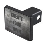 Scratched Brushed Metal Texture Tow Hitch Cover at Zazzle