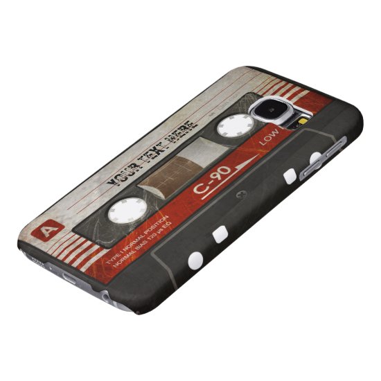 Scratched Compact Audio Cassette | DJ Best Gifts Samsung Galaxy S6 Case
