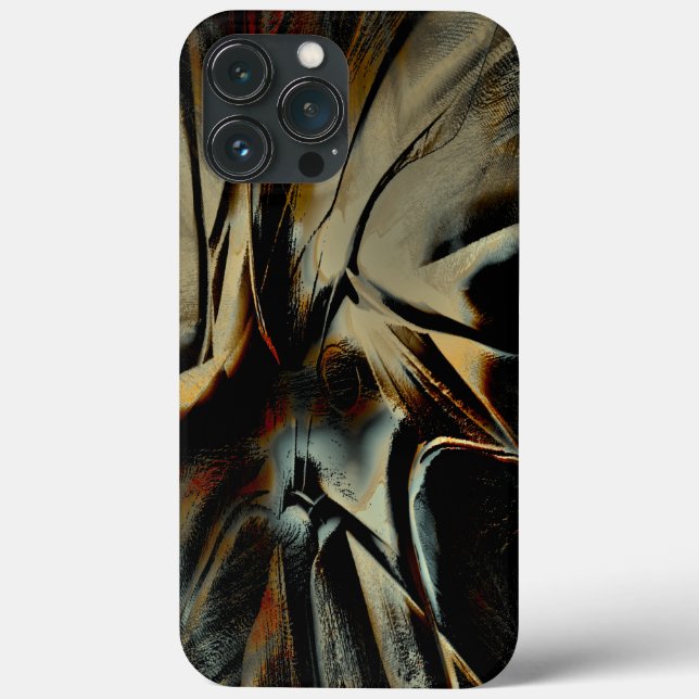 Scratched dark satin texture rumpled virtual cloth Case-Mate iPhone case (Back)