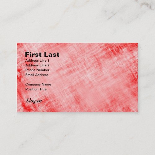 Scratched Distressed Parchment Paper Faded Red Business Card
