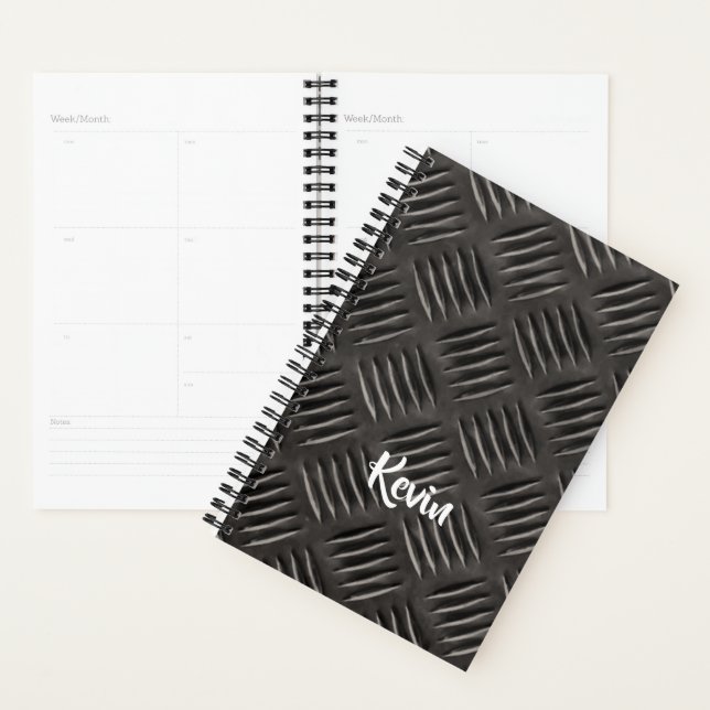Scratched metal pattern planner (Display)