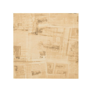Scratched paper: old newspaper background. wood wall art