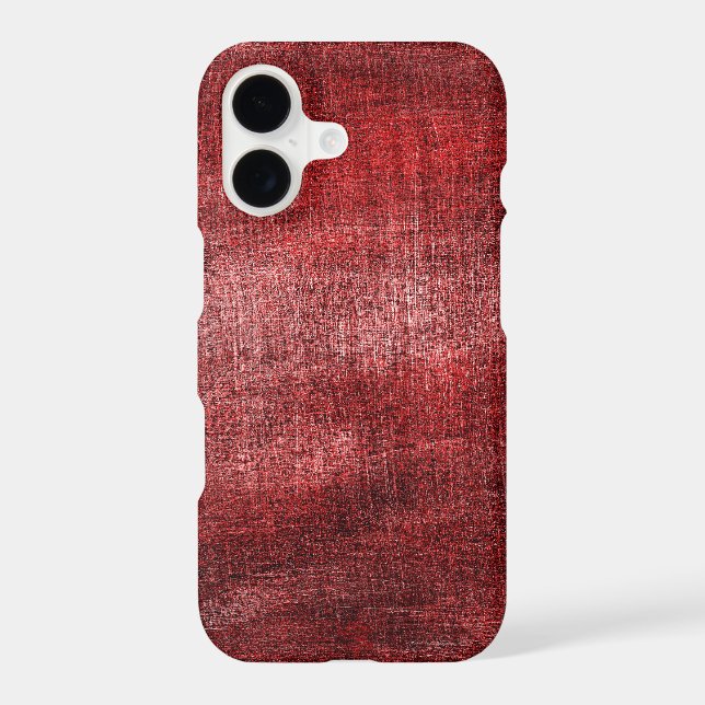 scratched red background design Case-Mate iPhone case (Back)