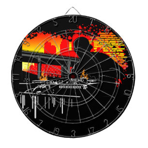 Scratching Hits Dart Board