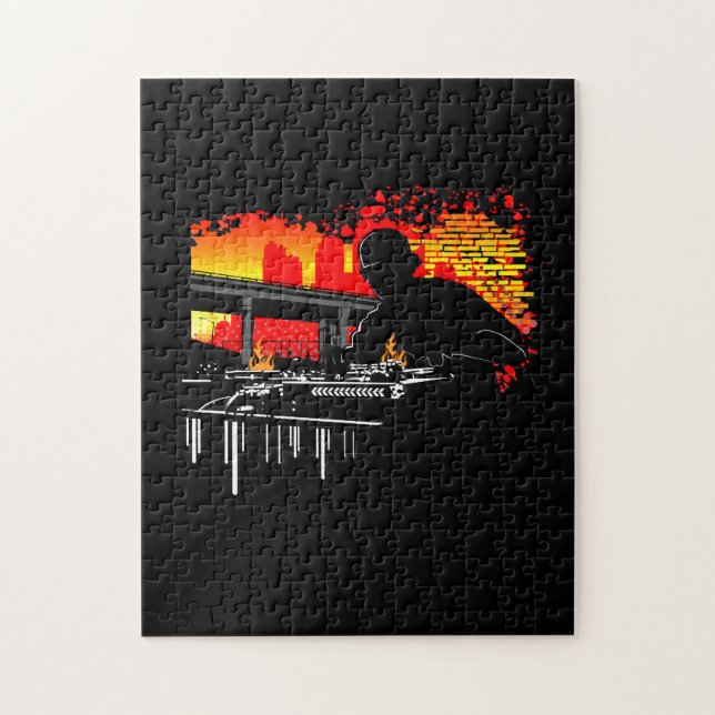 Scratching Hits Jigsaw Puzzle (Vertical)