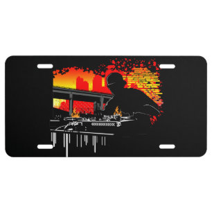 Scratching Hits License Plate