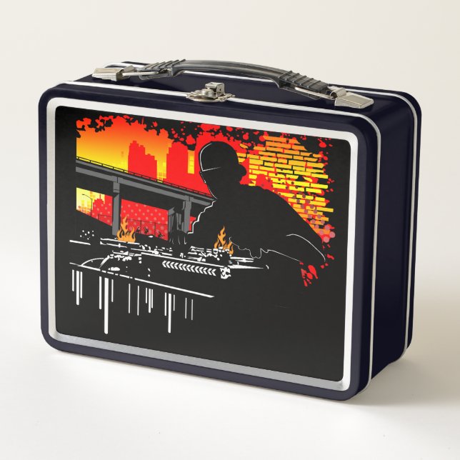 Scratching Hits  Metal Lunch Box (Front)