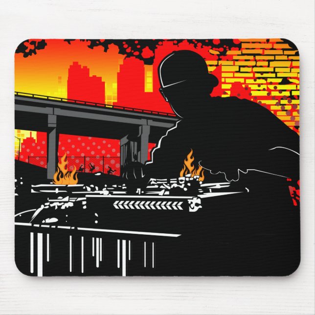 Scratching Hits Mouse Pad (Front)