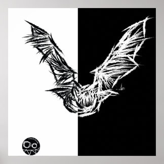 Scratchy Bat Poster/Print 1 Poster