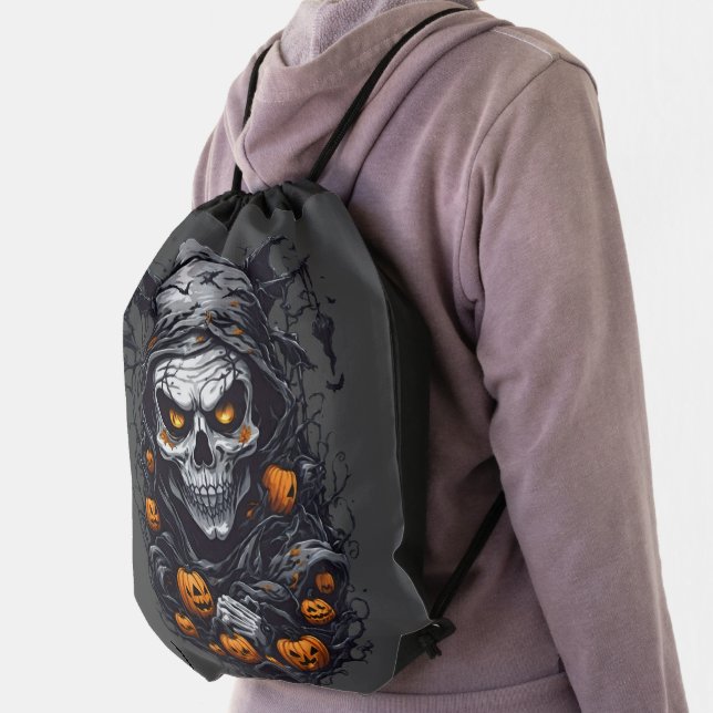 Scray Halloween Drawstring Bag (Insitu)