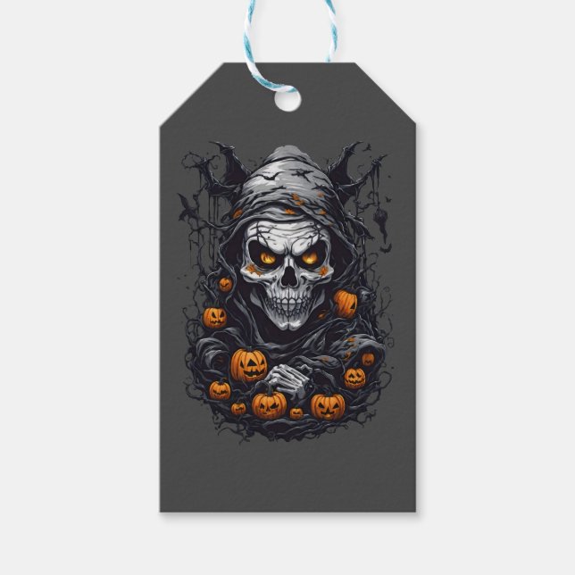 Scray Halloween Gift Tags (Front)