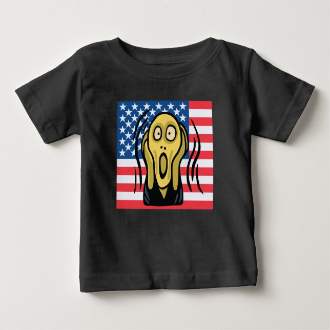 Scream American Baby T-Shirt (Front)