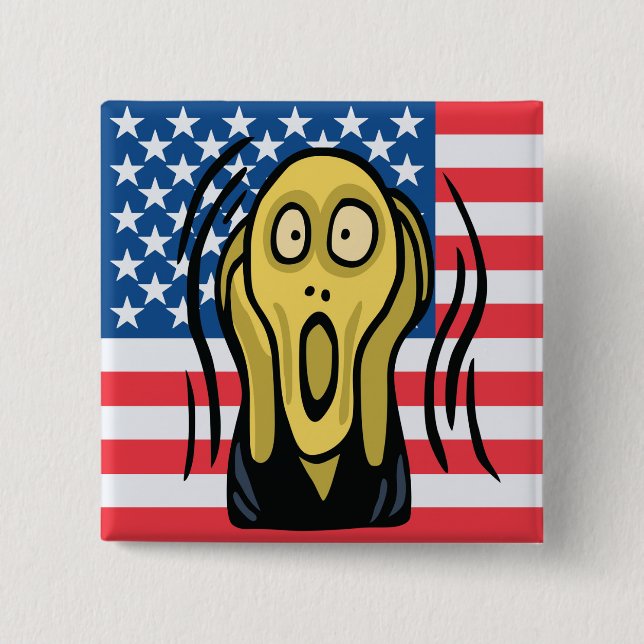 Scream American Button (Front)