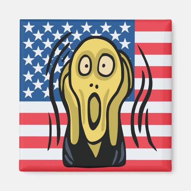 Scream American Magnet (Front)