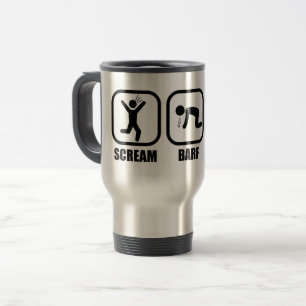 Scream Barf Climb Travel Mug