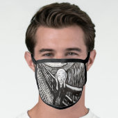 Scream by Edward Munch All-Over Print Face Mask (Worn Him)