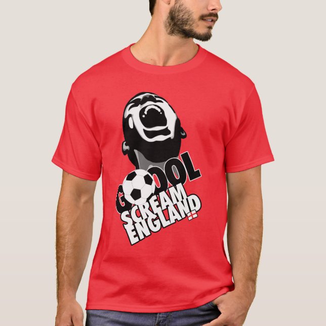 Scream for England - Soccer T-Shirt (Front)