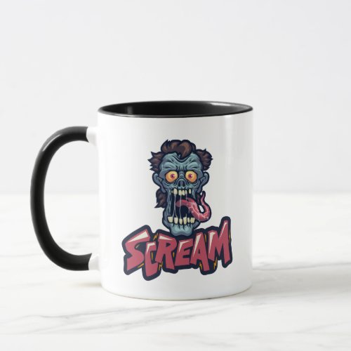 Scream Horror  Halloween Coffee Mug