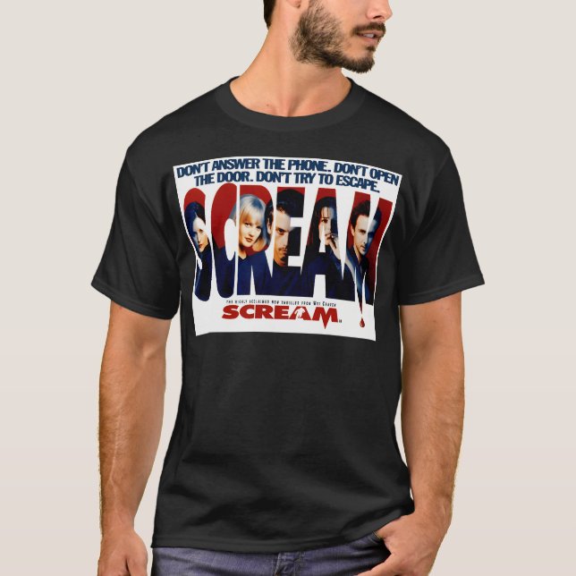 Scream Horror Movie Original T-Shirt (Front)