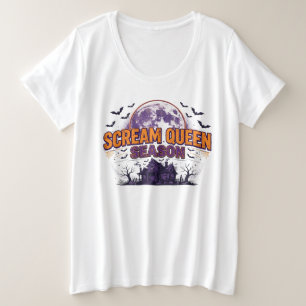 Scream Queen Plus Size T-Shirt Horror Movie