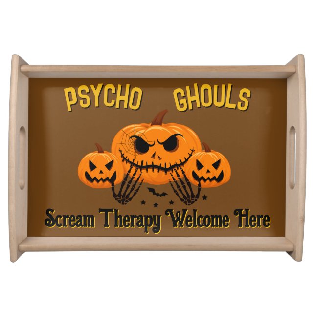 Scream Therapy Welcome Here Serving Tray (Front)
