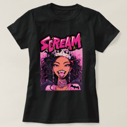 Scream Vampire T_Shirt