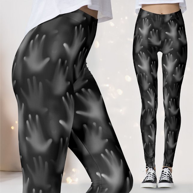 Screamer Haunted Lost Souls Gothic Hands Faces Leggings (Creator Uploaded)