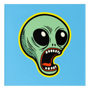 Screaming Alien Acrylic Print