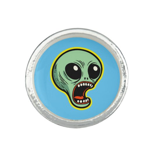 Screaming Alien Ring (Front)