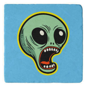 Screaming Alien Trivet