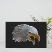 Screaming American Bald Eagle Head (Standing Front)