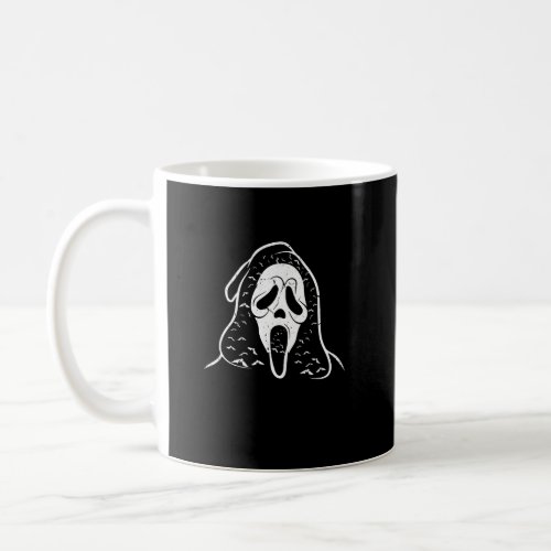 Screaming Bat Ghost Face Horror Halloween Mask Kil Coffee Mug