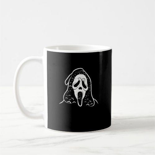 Screaming Bat Ghost Face Horror Halloween Mask Kil Coffee Mug