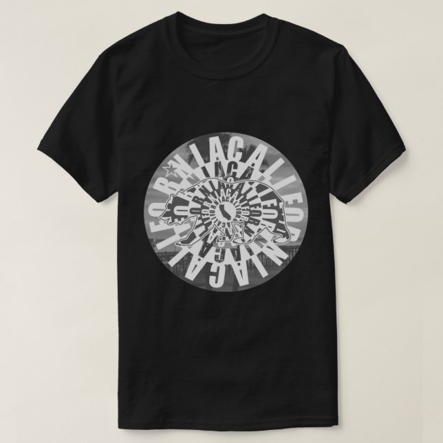 Screaming Cali-For-Nia T-Shirt (Design Front)