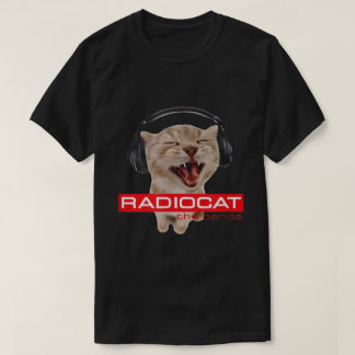 Screaming DJ Cat Meme Headphone Music Lover Art T-Shirt