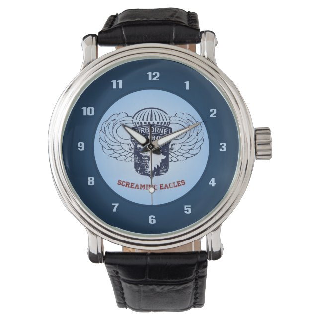 Screaming Eagles with Jump Wings Watch (Front)