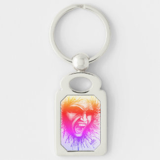 Screaming Face Keychain