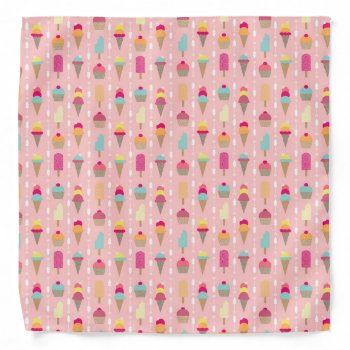 Screaming For Ice Cream Bandana by lisaguenraymondesign at Zazzle