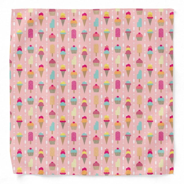 Screaming for Ice Cream Bandana (Front)