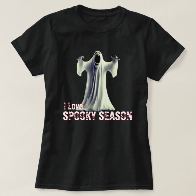 Screaming Ghost T-Shirt (Design Front)
