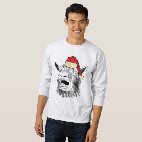Screaming goat Christmas  Sweatshirt