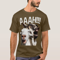 Screaming Goats AAAH Funny Crazy Goat Lover Print