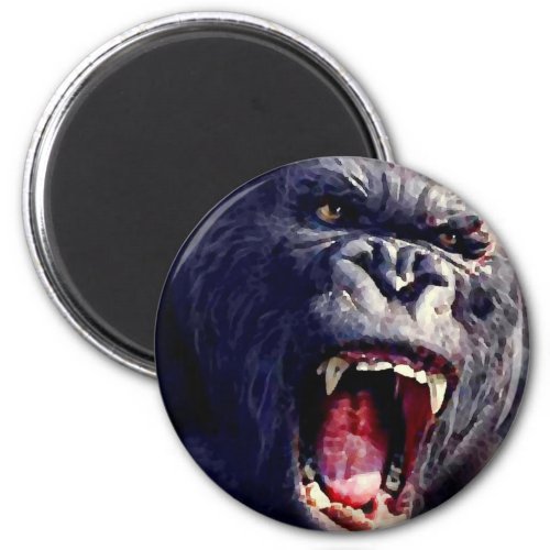 Screaming Gorilla Magnet