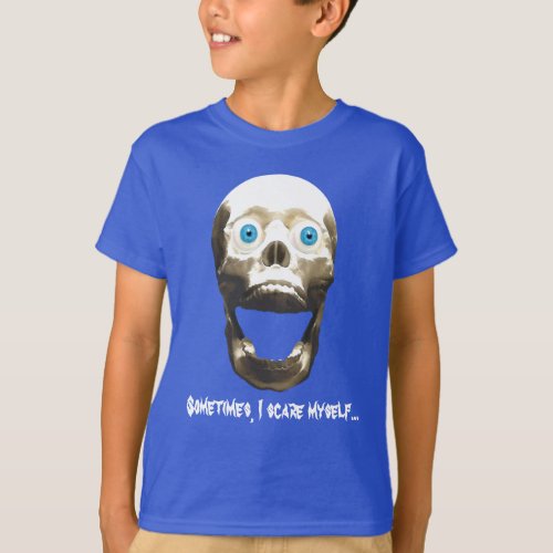 Screaming Gothic Skull _ Halloween Horror T_Shirt