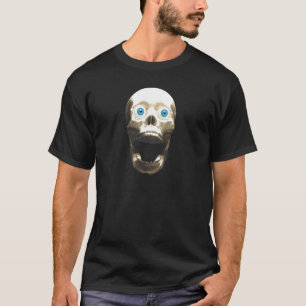 Screaming Gothic Skull - Halloween Horror T-Shirt