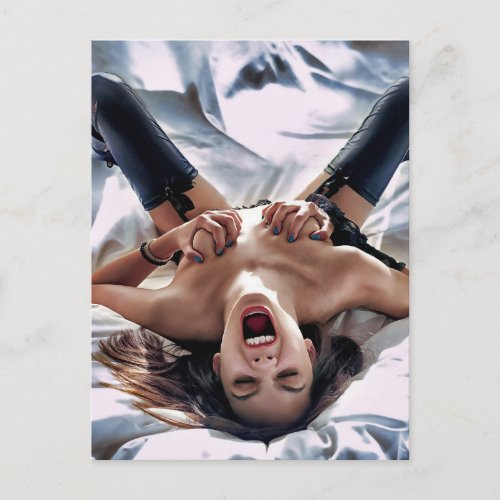 Screaming Hot Wild Women Art Photography Postcard