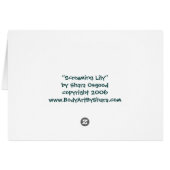 Screaming Lily Cards (Back Horizontal)