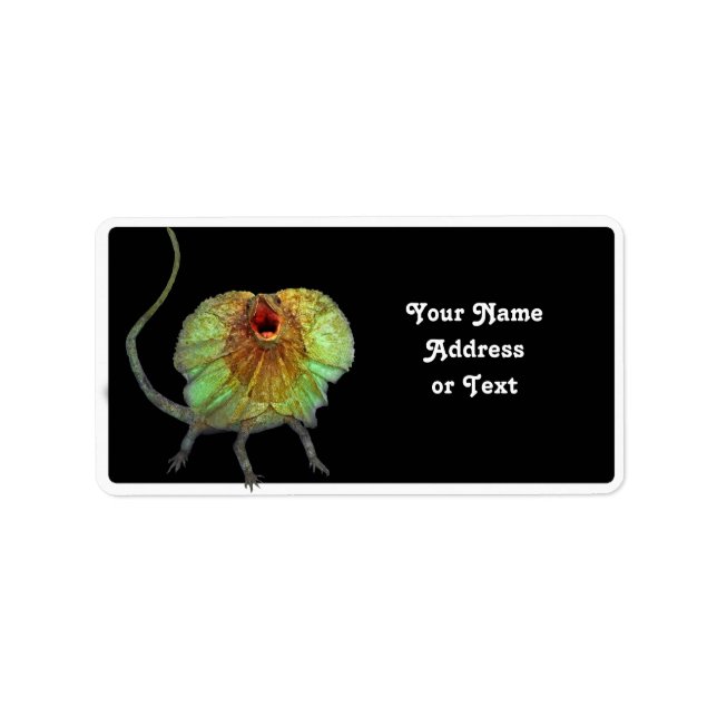 Screaming Lizard Label (Front)