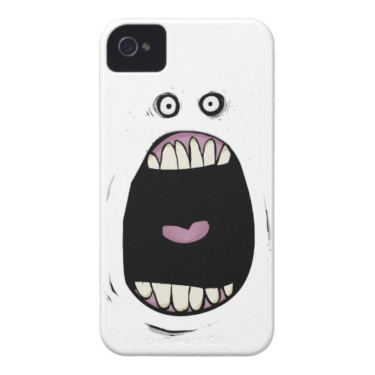 Screaming Monster iPhone 4 Case (Back)